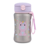 Skip Hop sticla cu pai din otel inoxidabil 350 ml 12m+ Besties Squad Unicorn