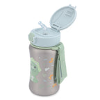Skip Hop sticla cu pai din otel inoxidabil 350 ml 12m+ Besties Squad Dino