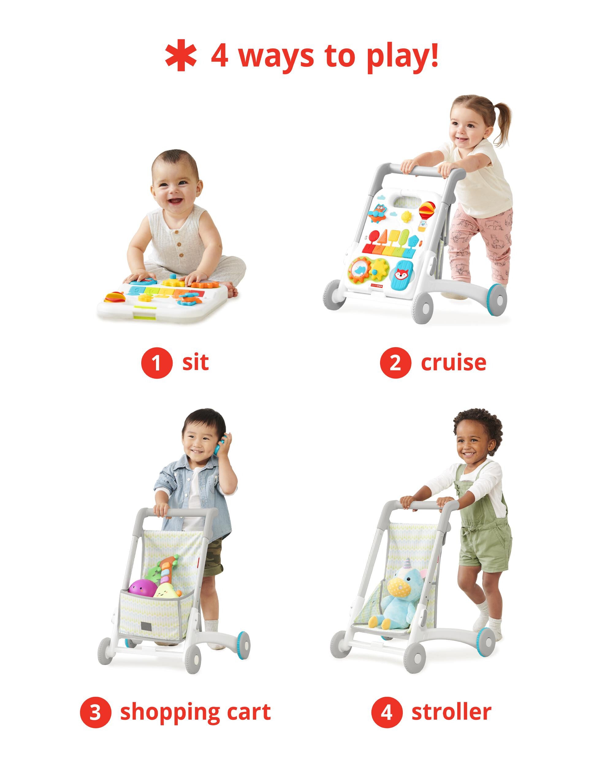 Skip Hop antepremergator 4in1 Explore&More 6m+