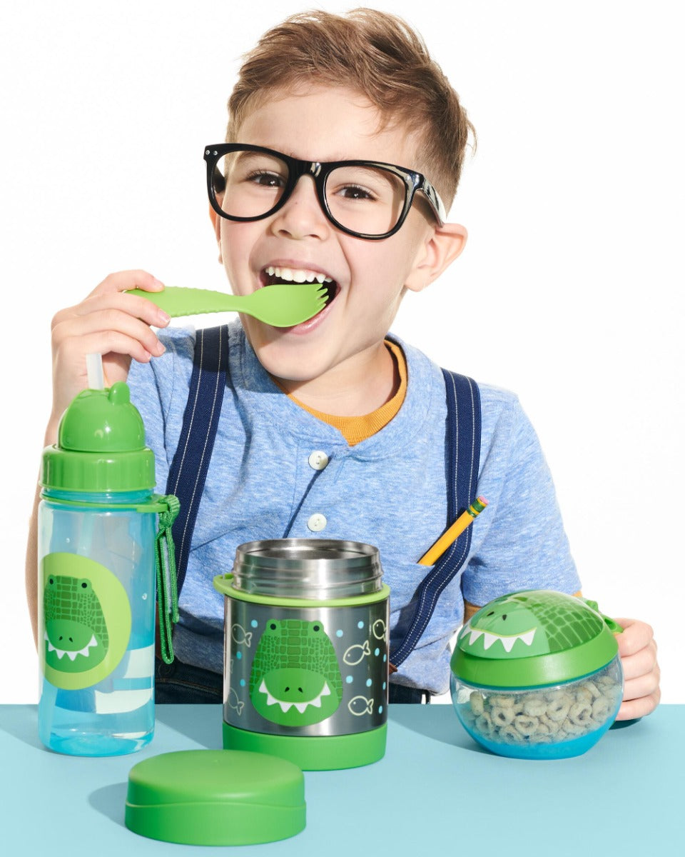 Skip Hop cana pentru gustari Zoo 12m+ Crocodil