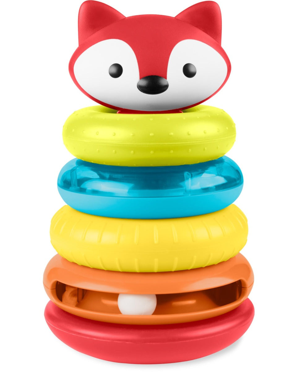 Skip Hop jucarie Explore&More Vulpita cu inele colorate 6m+ Imagine principală a produsului