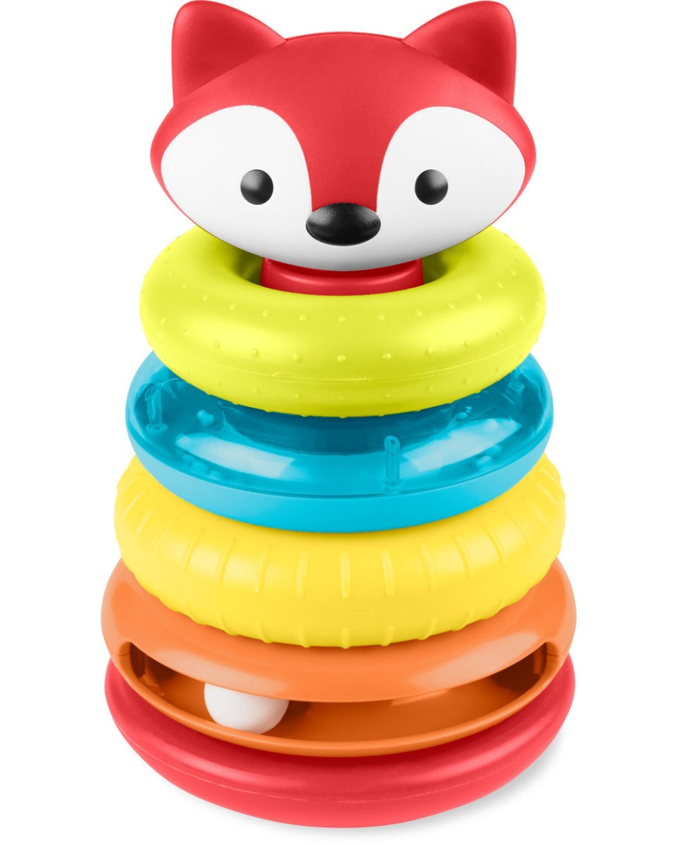 Skip Hop jucarie Explore&More Vulpita cu inele colorate 6m+
