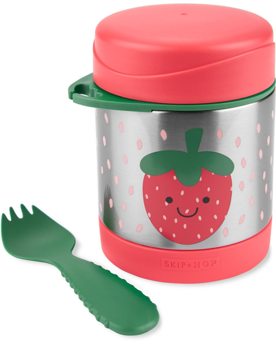 Skip Hop recipiente pentru mancare Zoo 3 ani+ Capsuna 9N780410 