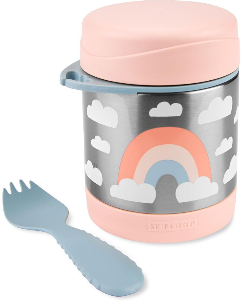Skip Hop recipiente pentru mancare Zoo 3 ani+ Curcubeu