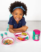 Skip Hop recipiente pentru mancare Zoo 3 ani+ Flamingo 03