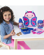 Skip Hop recipiente pentru mancare Zoo 3 ani+ Fluturas 252381 03