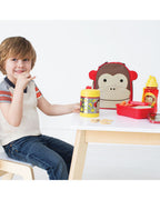 Skip Hop recipiente pentru mancare Zoo 3 ani+ Maimutica 04