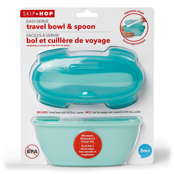 Skip Hop set de calatorie pentru hranire (bol + lingurita) 3m+ 06