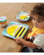 Skip Hop set farfurie si bol Zoo 6m+ Albinuta 252204 03