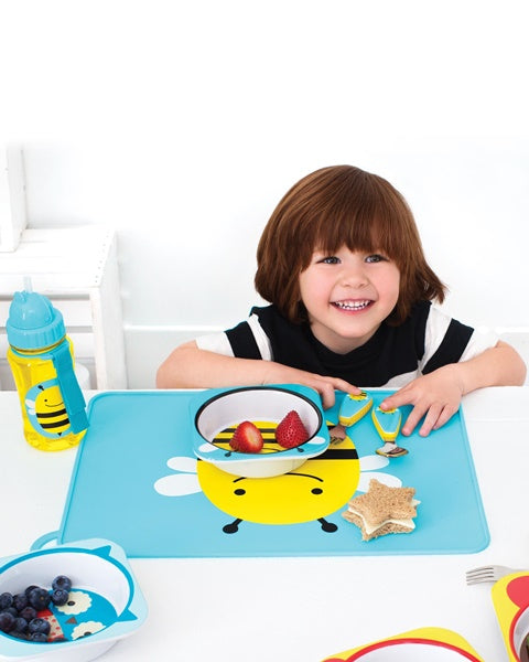 Skip Hop set farfurie si bol Zoo 6m+ Albinuta 252204 04