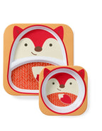 Skip Hop set farfurie si bol Zoo 6m+ Vulpe 252225 01
