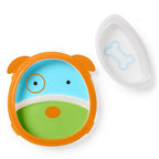 Skip Hop set farfurie si bol Zoo Smart 6m+ Catel 252228 01