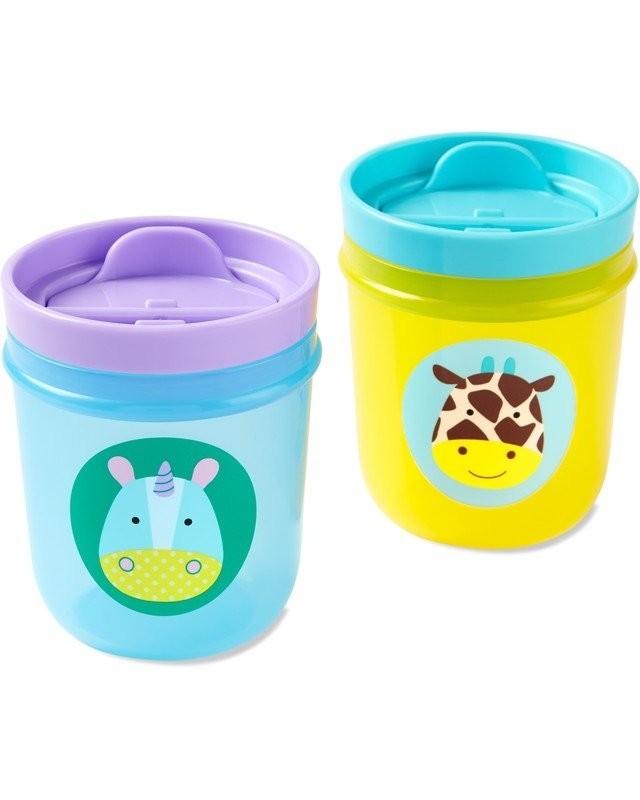 Skip Hop set pahare Zoo 18m+, Unicorn-Girafa 9H775510  01 Imagine principală a produsului