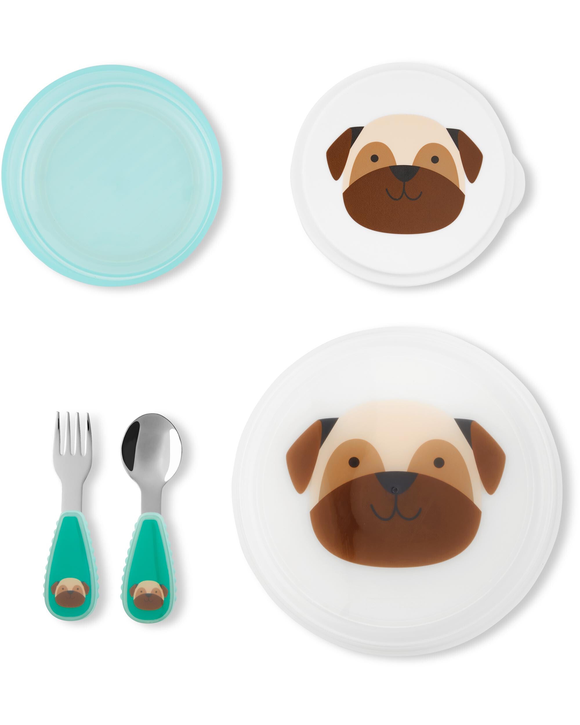 Skip Hop set pentru pranz 12m+ Catelus Pug 9N582410 03