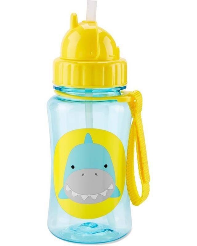 Skip Hop sticla cu pai Zoo 12m+ Rechin 9I236810 01