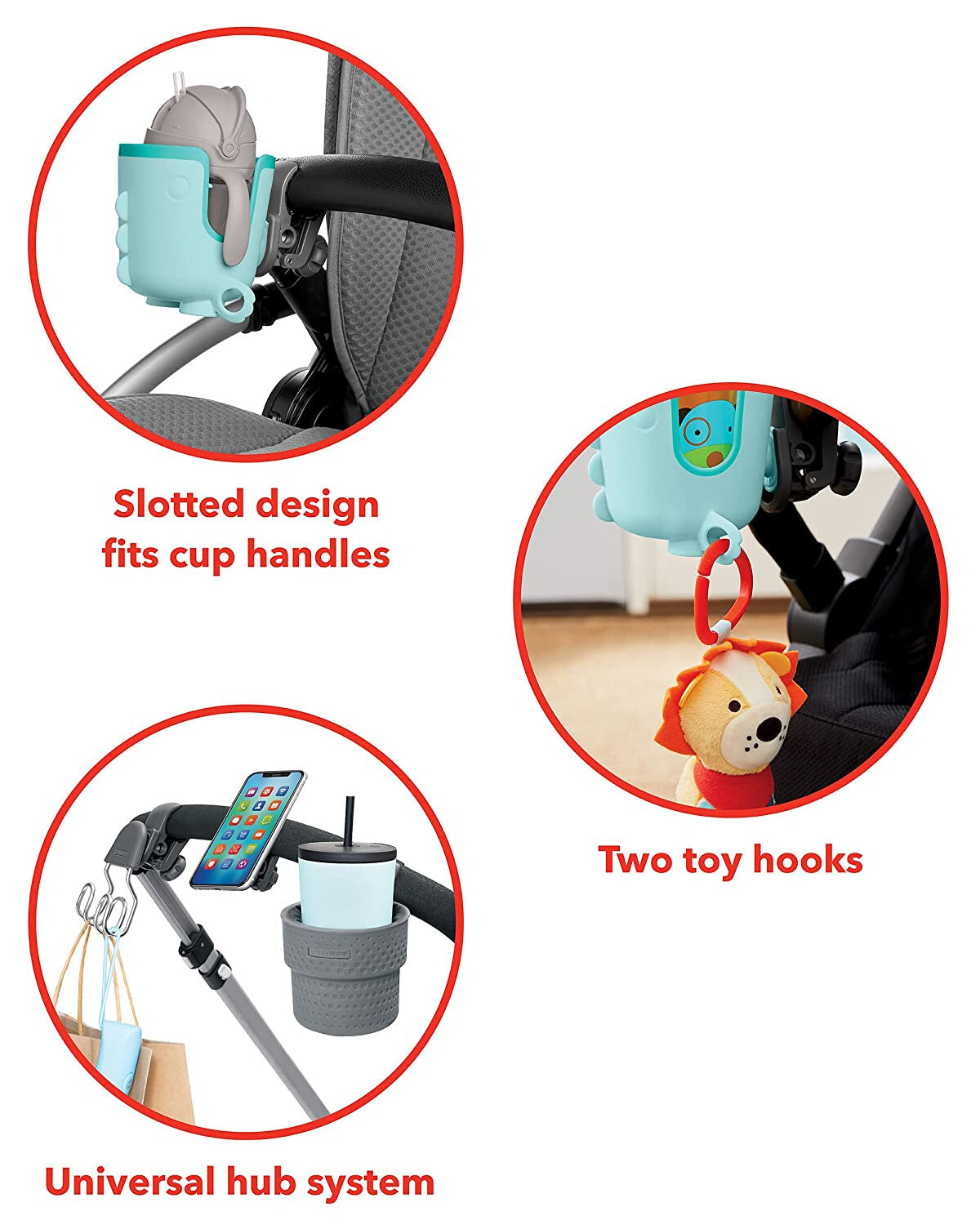 Skip Hop suport universal de pahar pentru carucior 9I348210 08