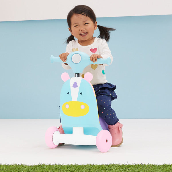 Skip Hop trotineta 3in1 Ride On 12m+, Unicorn Imagine secundară a produsului