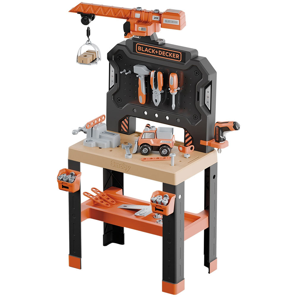 Smoby jucarie Atelier Black&Decker Bricolo Builder cu 87 accesorii 3 ani+  Imagine principală a produsului