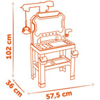 Smoby jucarie Atelier Black&Decker Bricolo Builder cu 87 accesorii 3 ani+ 