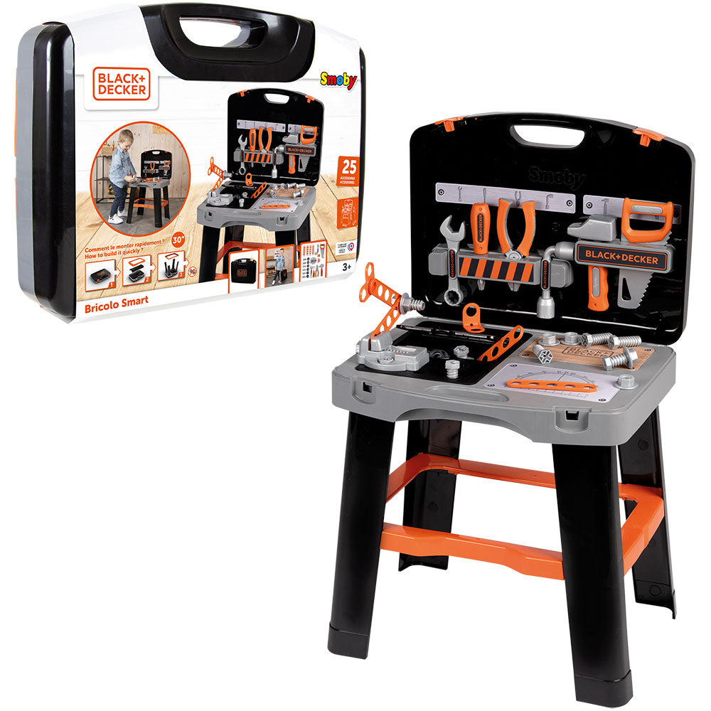 Smoby jucarie Atelier Black & Decker Bricolo Smart Workbench 3 ani+ 