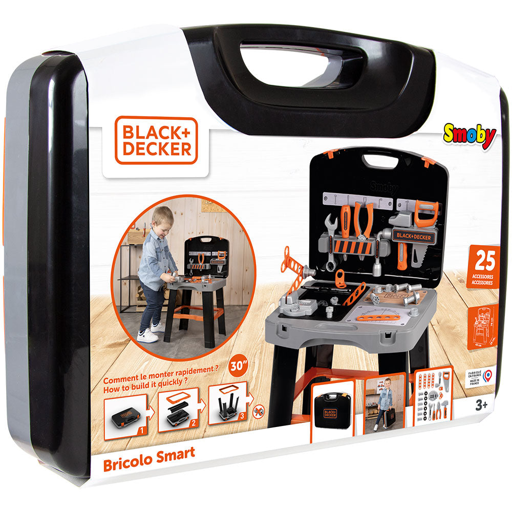 Smoby jucarie Atelier Black & Decker Bricolo Smart Workbench 3 ani+ 