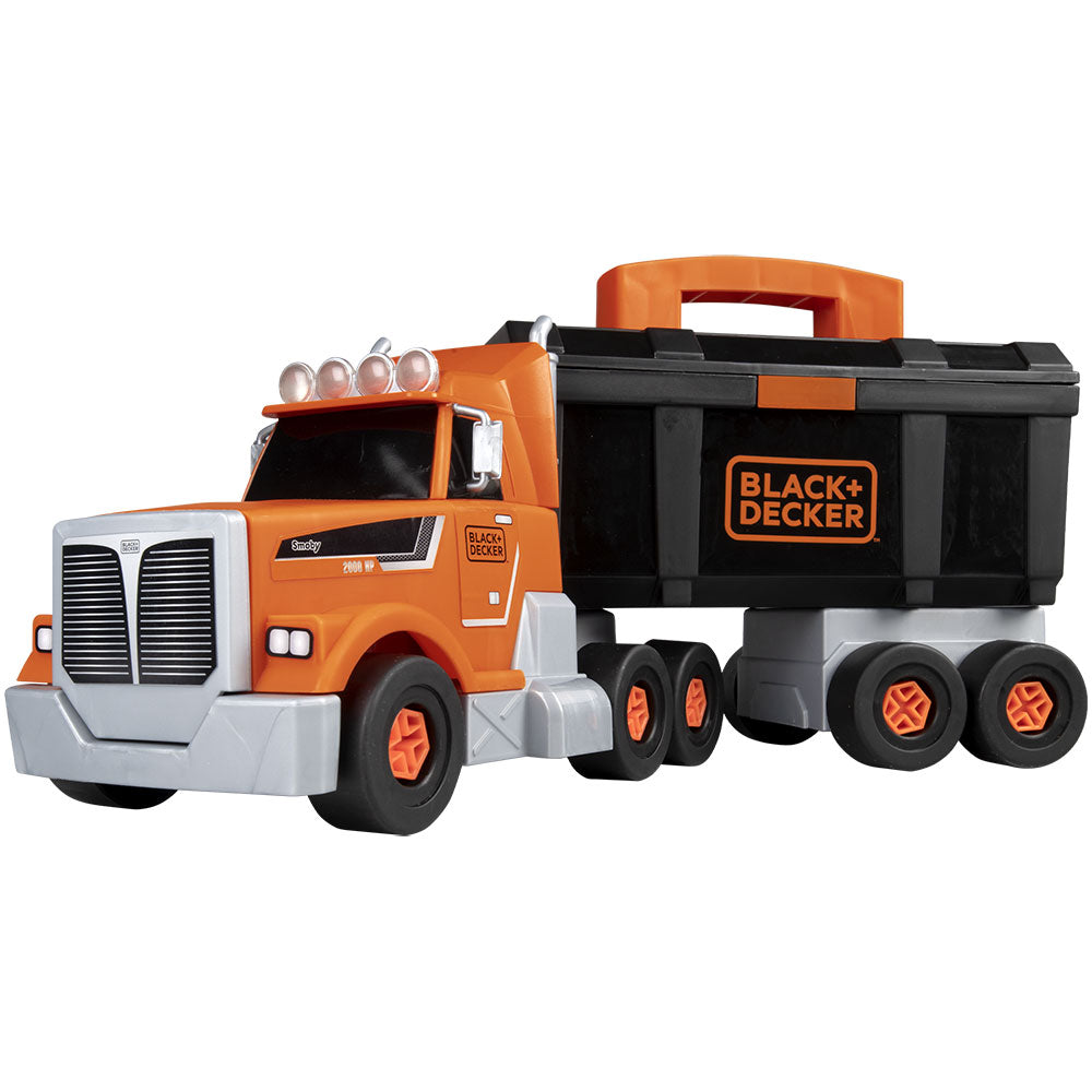 Smoby Set Camion si bormasina mecanica Black&Decker Bricolo Truck + Mini Drill 3 ani+  Imagine principală a produsului