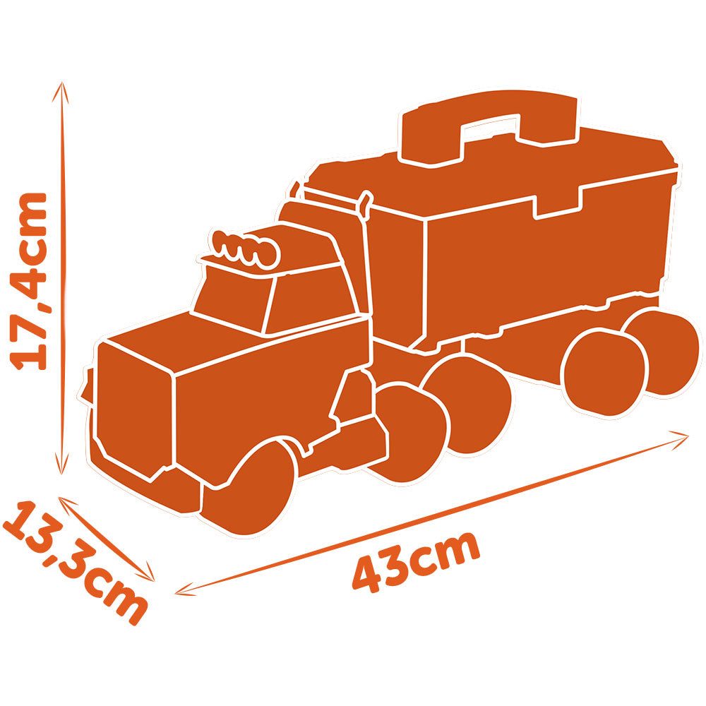 Smoby Set Camion si bormasina mecanica Black&Decker Bricolo Truck + Mini Drill 3 ani+ 