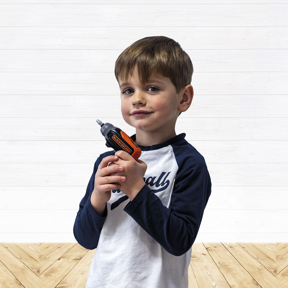Smoby Set Camion si bormasina mecanica Black&Decker Bricolo Truck + Mini Drill 3 ani+ 
