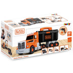 Smoby Set Camion si bormasina mecanica Black&Decker Bricolo Truck + Mini Drill 3 ani+ 
