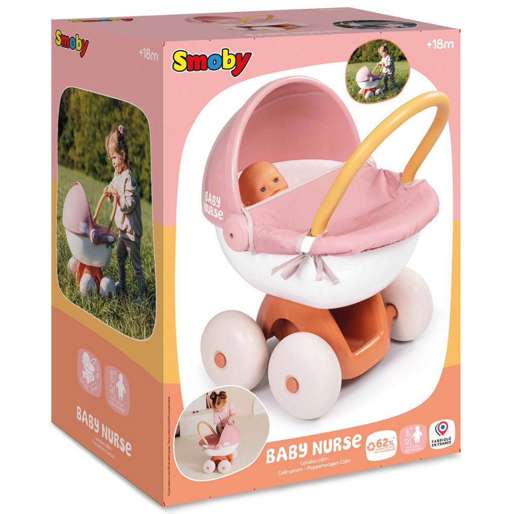 Smoby carucior pentru papusi Baby Nurse Pram 18m+