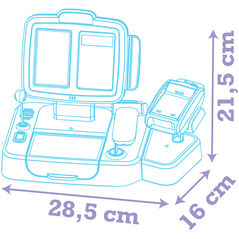 Smoby jucarie Casa de marcat Stitch Electronic Cash Register 3 ani+ 