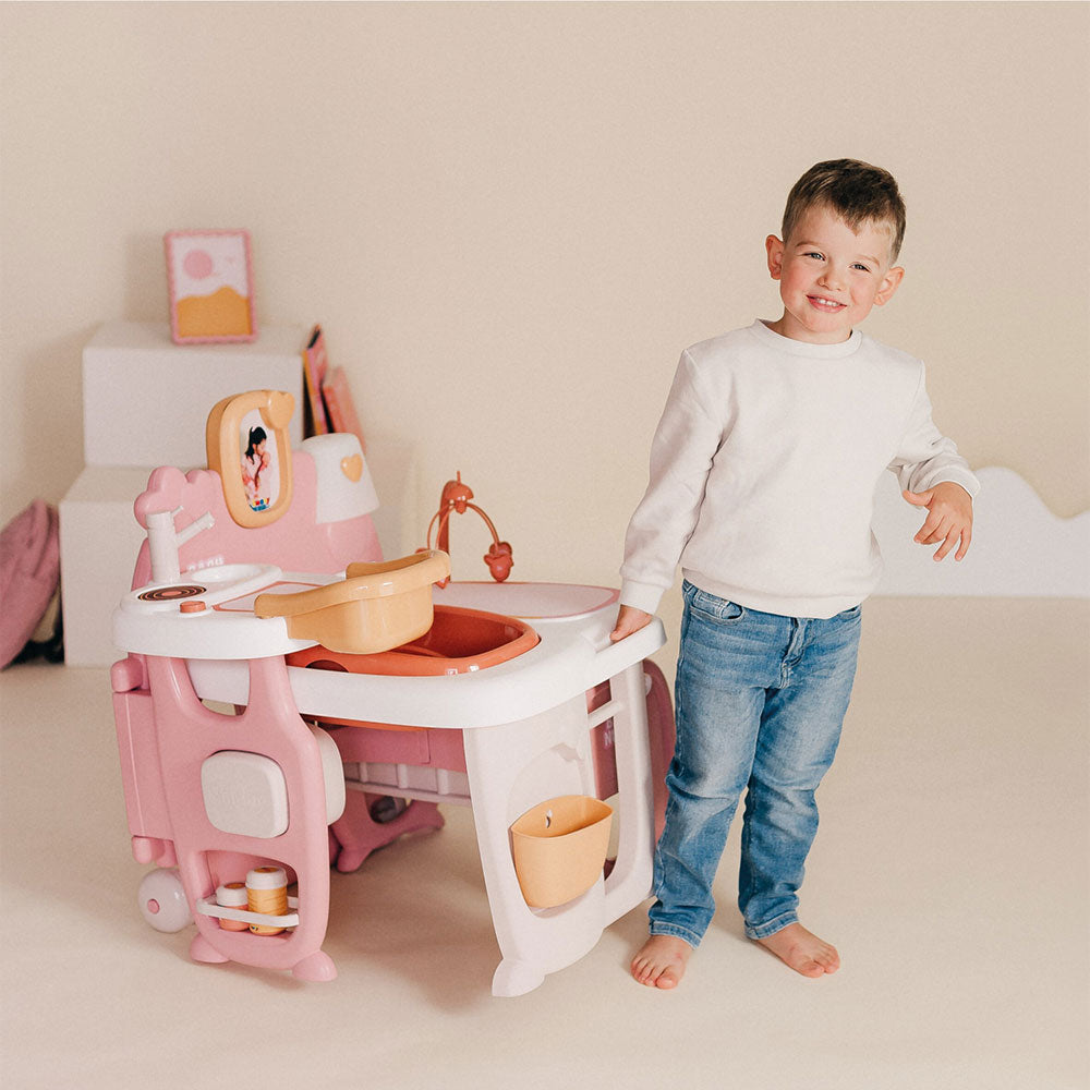 Smoby centru de ingrijire pentru papusi Smoby Baby Nurse Large Doll`s Play Center 3 ani+