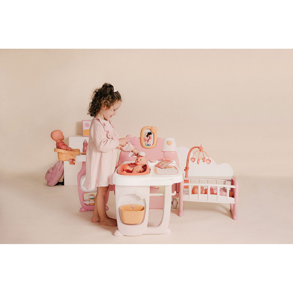 Smoby centru de ingrijire pentru papusi Smoby Baby Nurse Large Doll`s Play Center 3 ani+