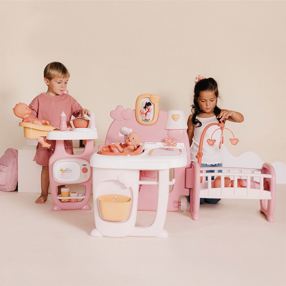 Smoby centru de ingrijire pentru papusi Smoby Baby Nurse Large Doll`s Play Center 3 ani+