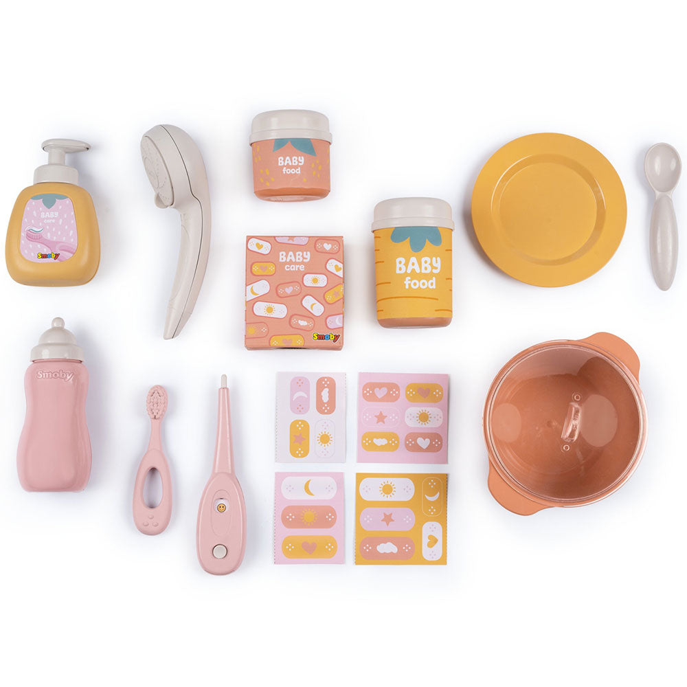 Smoby centru de ingrijire pentru papusi Smoby Baby Nurse Large Doll`s Play Center 3 ani+