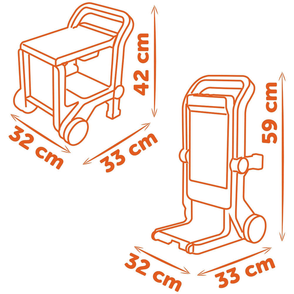 Smoby jucarie Masa de lucru 3in1 Black & Decker Bricolo Devil Workmate 3 ani+ 