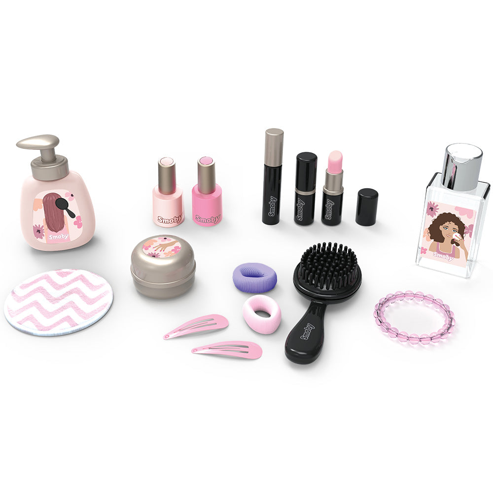 Smoby salon de infrumusetare My Beauty Studio cu 15 accesorii 3 ani+