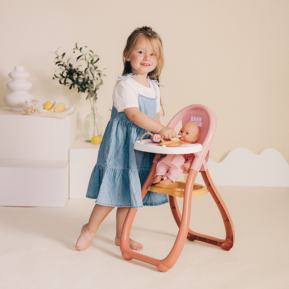 Smoby Scaun de masa pentru papusa Baby Nurse Highchair 2 ani+