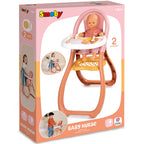 Smoby Scaun de masa pentru papusa Baby Nurse Highchair 2 ani+