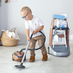 Smoby jucarie set curatenie cu troller si aspirator Rowenta maro cu 8 accesor 3 ani+ 