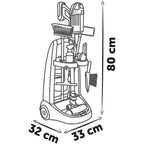 Smoby jucarie set curatenie cu troller si aspirator vertical Rowenta maro 3 ani+ 