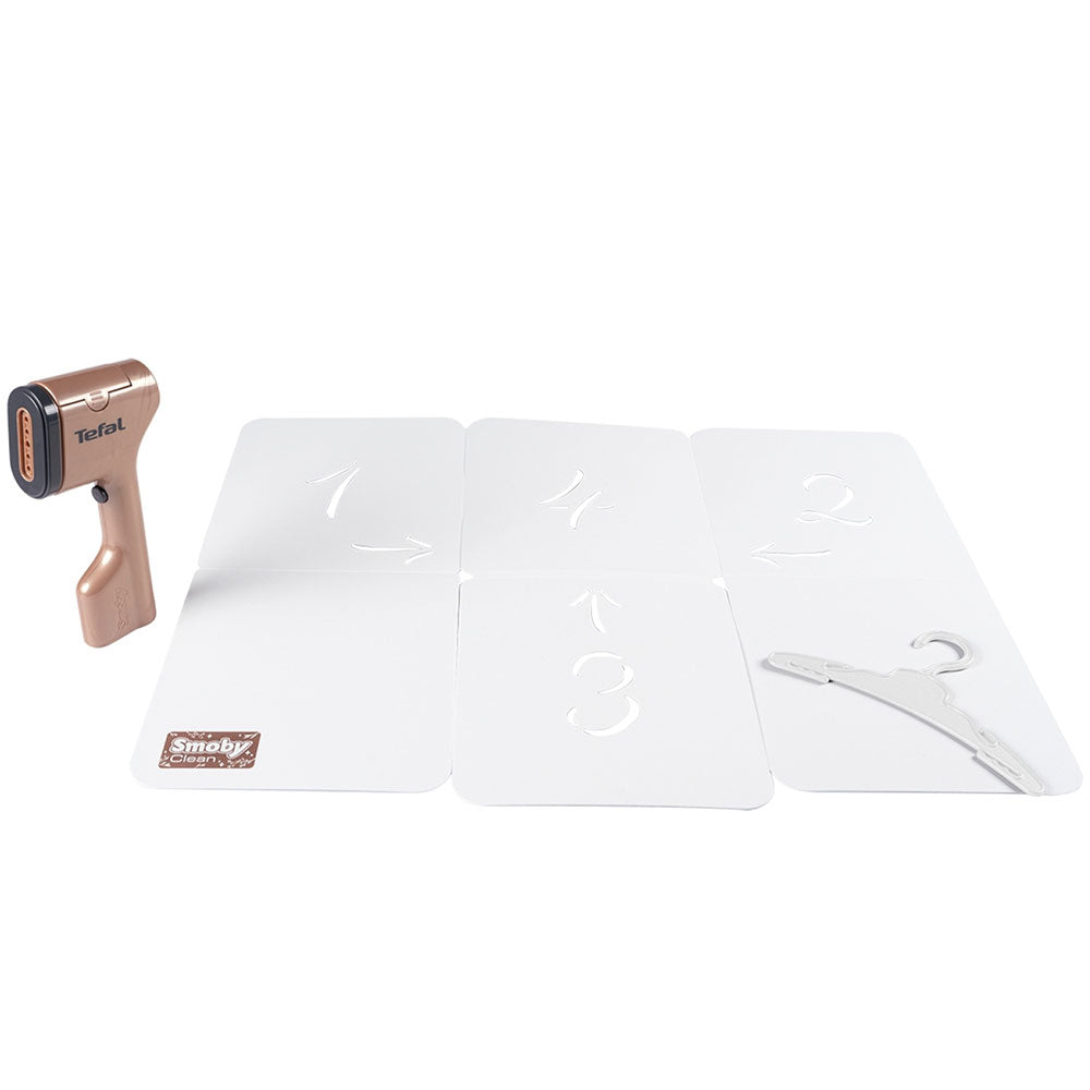 Smoby jucarie set Tefal Steam&Fold aparat de calcat cu 3 accesoriiy 3 ani+  Imagine principală a produsului