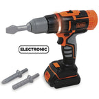 Smoby bormasina electronica Black&Decker cu accesorii  02