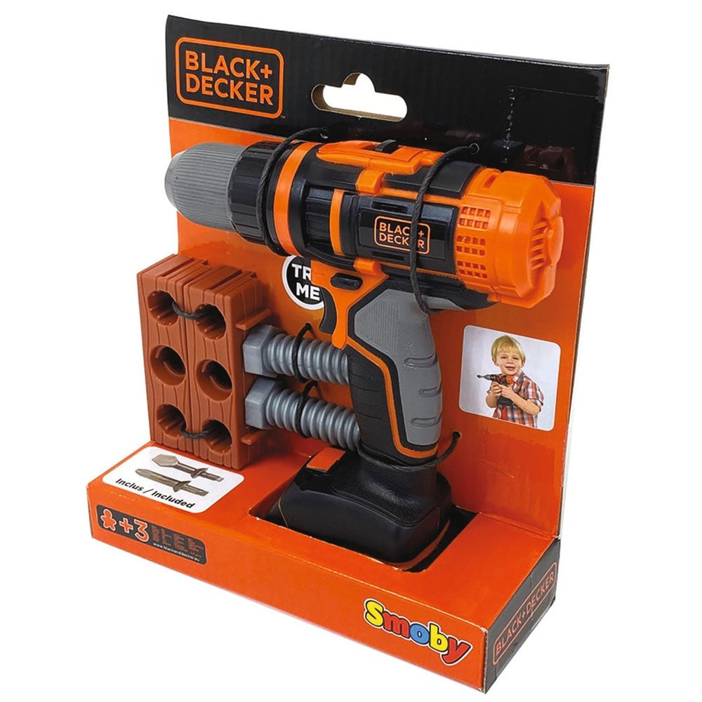 Smoby bormasina mecanica Black&Decker cu accesorii 3 ani+ 02