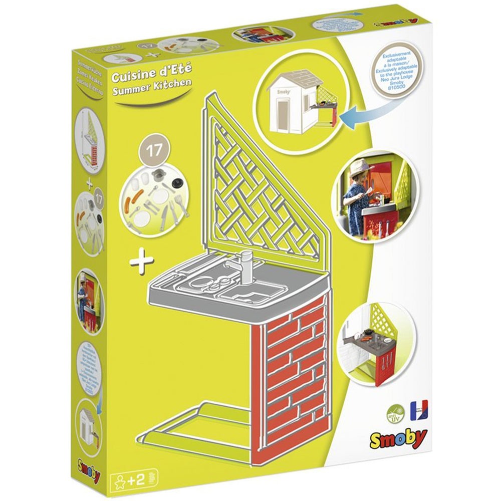 Smoby Bucatarie pentru casuta Jura Lodge cu accesorii 2 ani+