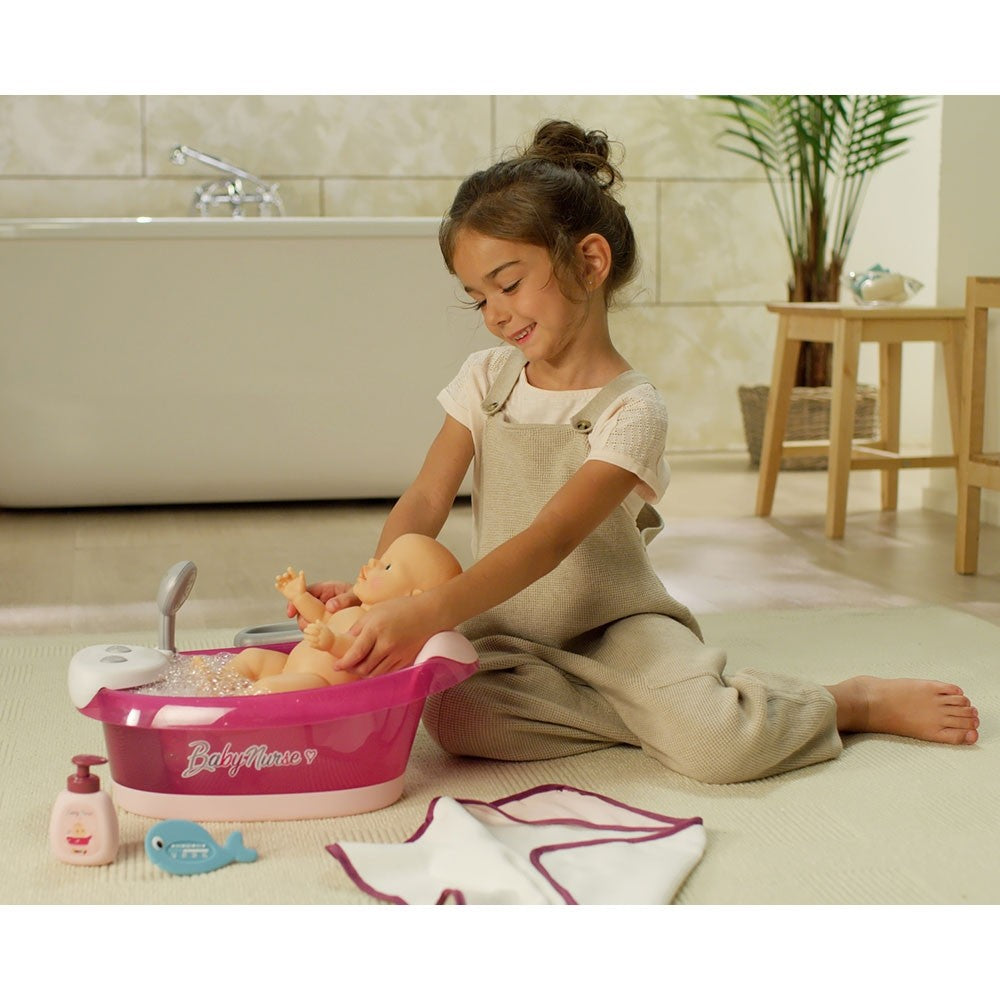 Smoby cadita pentru papusa Baby Nurse Baleno Bath 3 ani+  09
