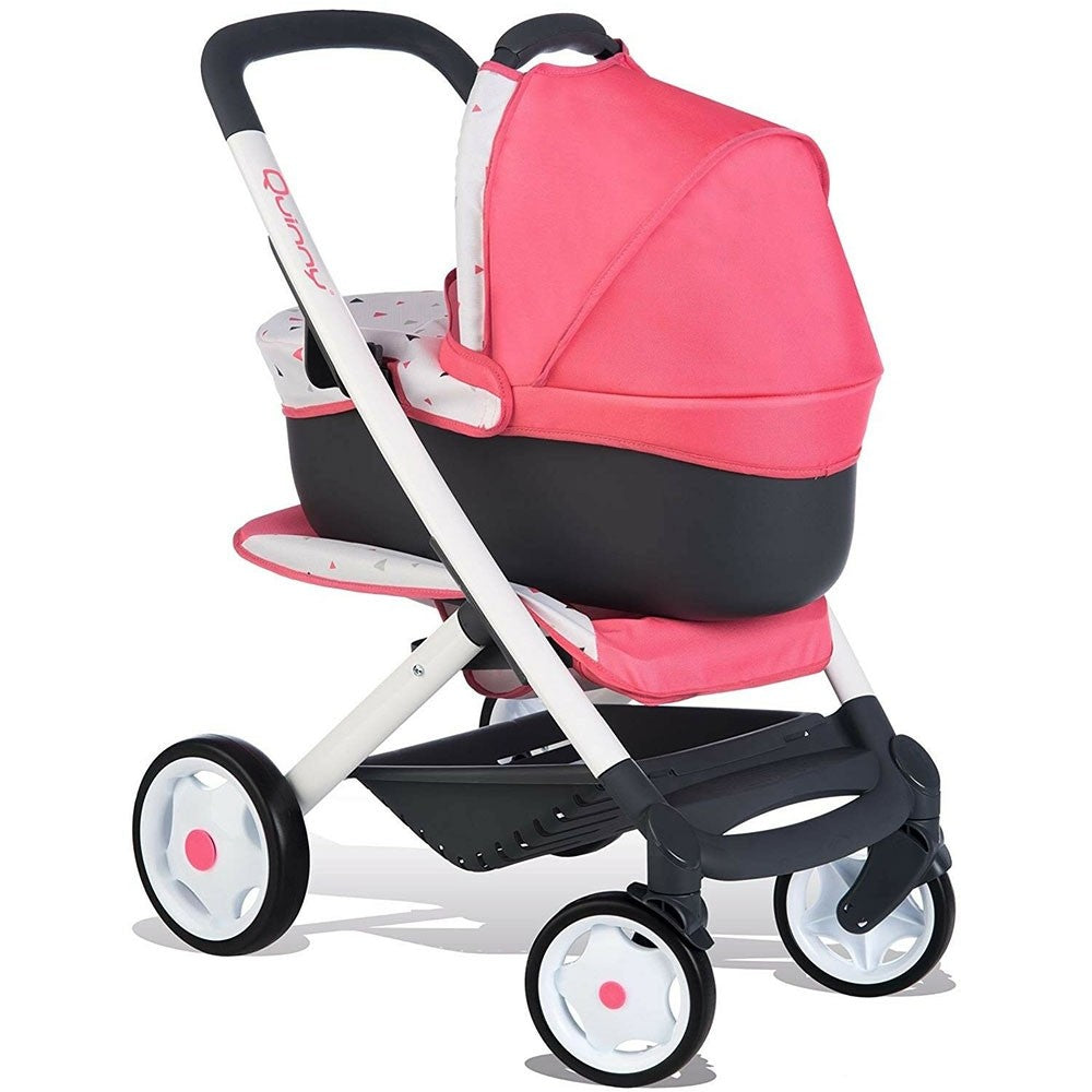 Smoby carucior pentru papusi 3in1 Quinny Combi 3 ani+, Roz S7600253198.01 Imagine principală a produsului