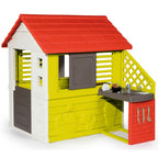 Smoby casuta pentru copii cu bucatarie Nature 2 ani+ S7600810713.01