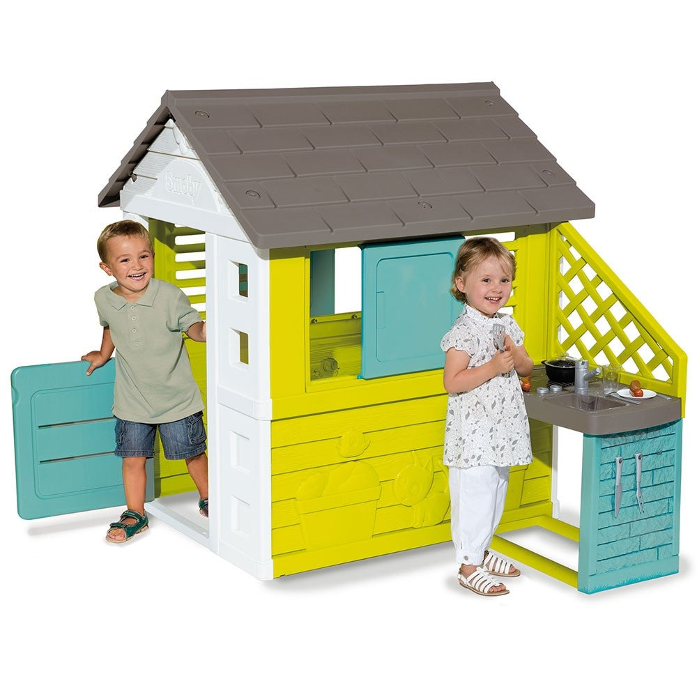 Smoby casuta pentru copii cu bucatarie Pretty 02