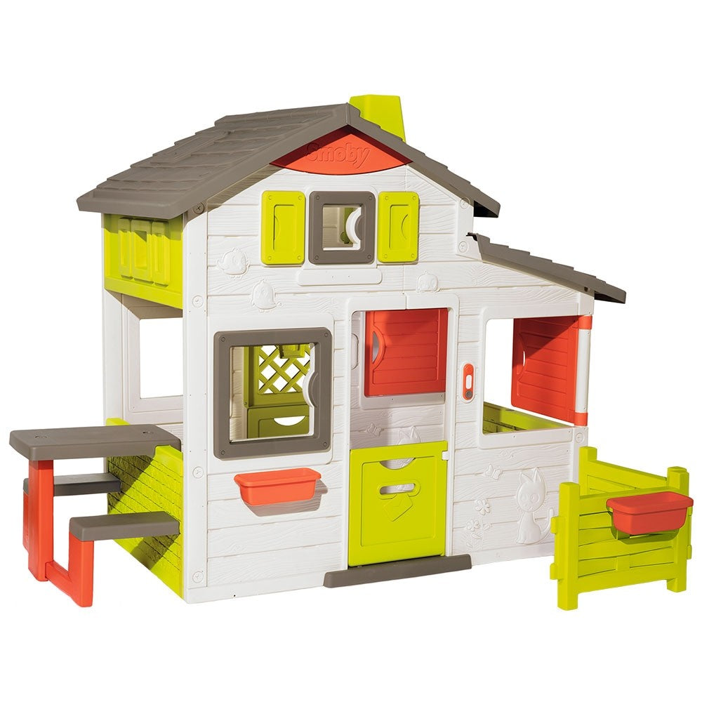 Smoby Friends casuta pentru copii Playhouse Neo cu gradina 01 Imagine principală a produsului